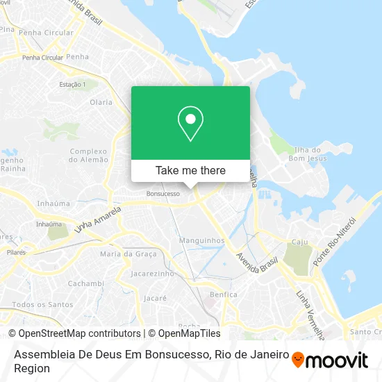Assembleia De Deus Em Bonsucesso map