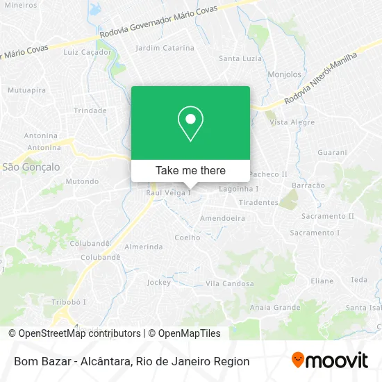 Bom Bazar - Alcântara map