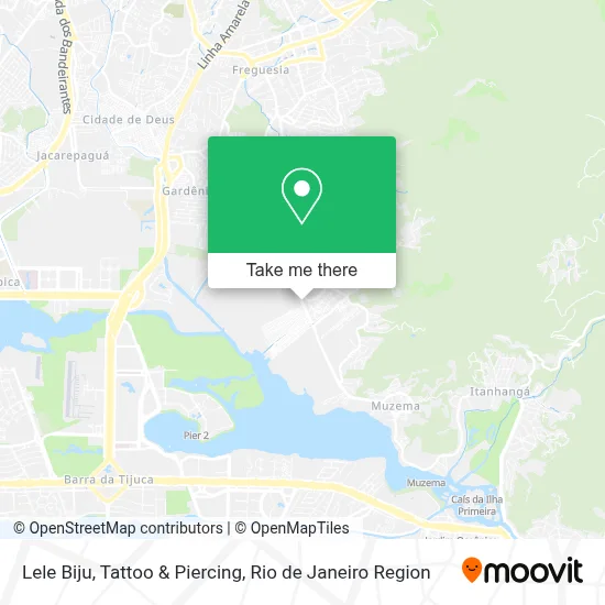 Lele Biju, Tattoo & Piercing map