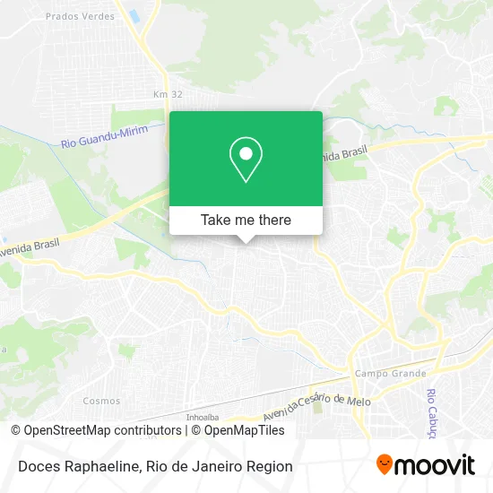 Doces Raphaeline map