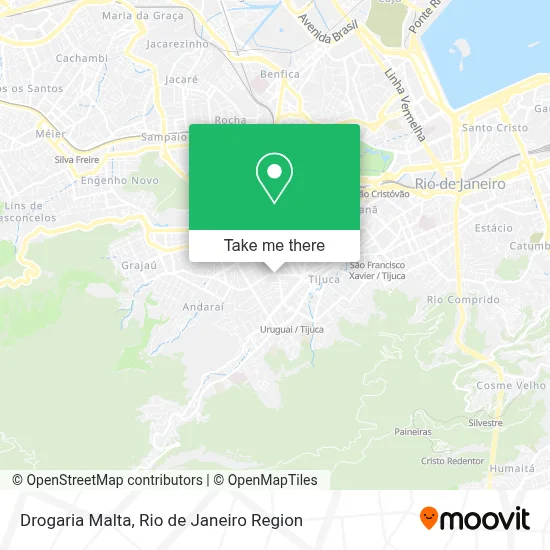 Drogaria Malta map