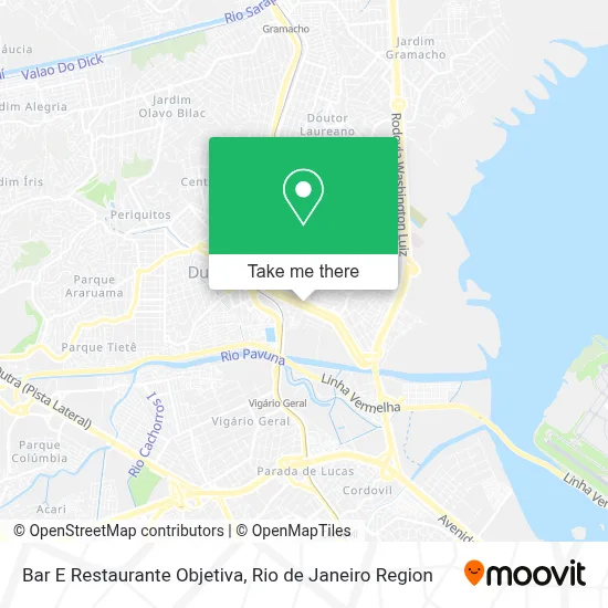 Bar E Restaurante Objetiva map