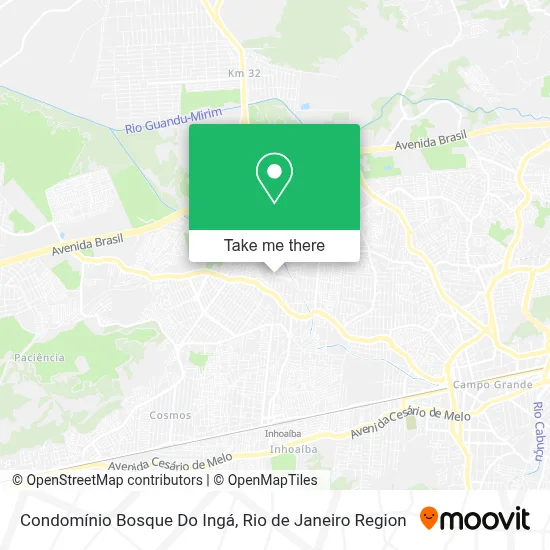 Condomínio Bosque Do Ingá map