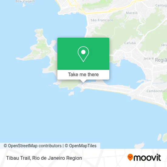 Tibau Trail map