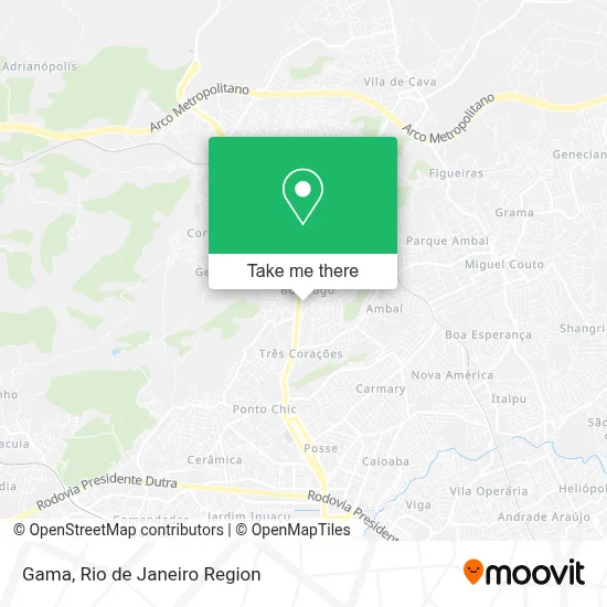 Gama map