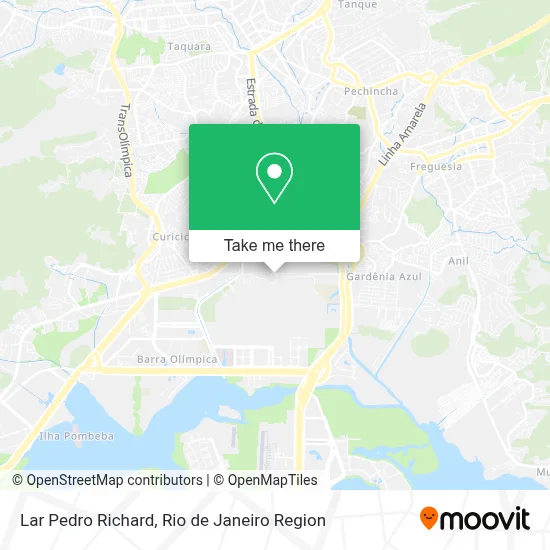 Lar Pedro Richard map