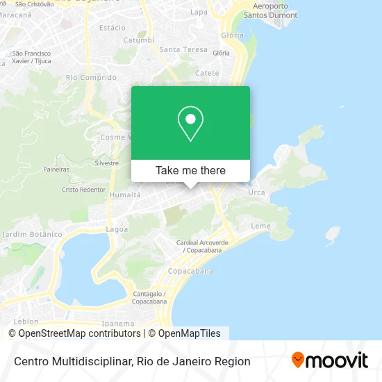 Centro Multidisciplinar map
