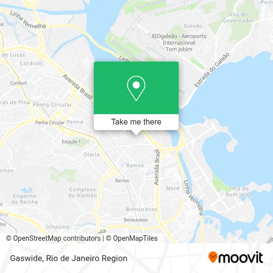 Gaswide map