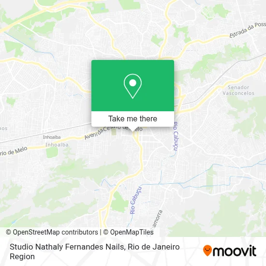Studio Nathaly Fernandes Nails map