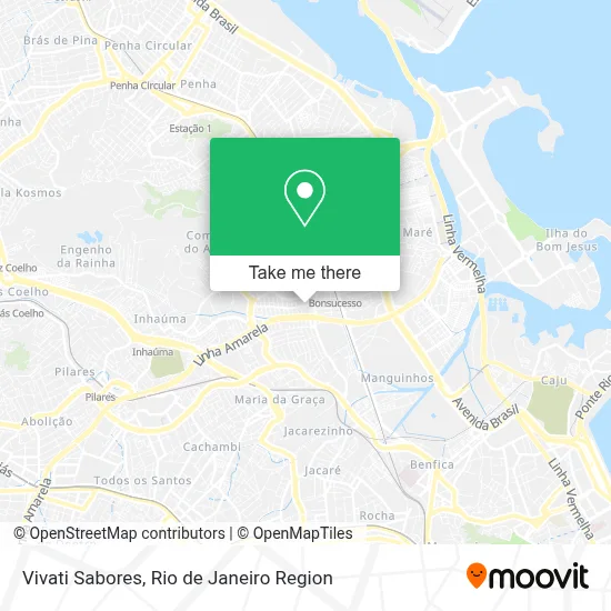 Vivati Sabores map
