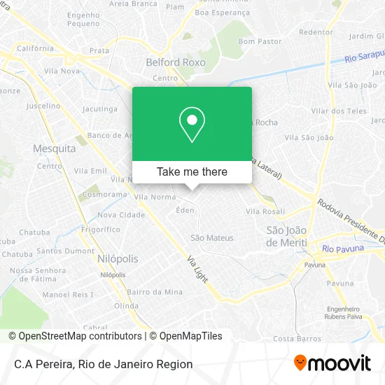 C.A Pereira map