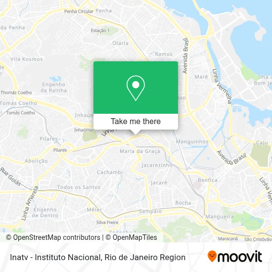 Inatv - Instituto Nacional map