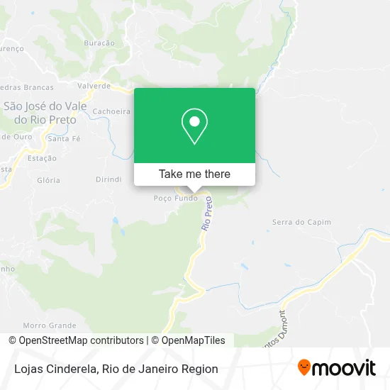 Lojas Cinderela map