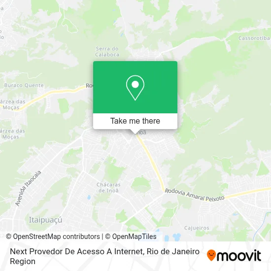 Next Provedor De Acesso A Internet map