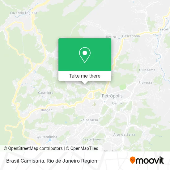 Brasil Camisaria map