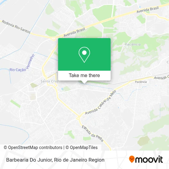 Barbearia Do Junior map