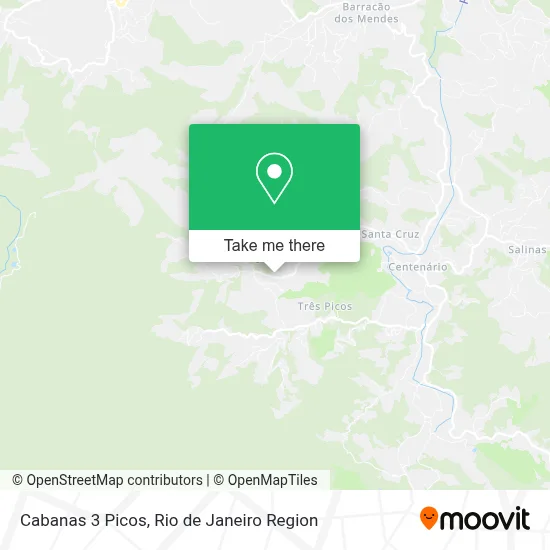Cabanas 3 Picos map