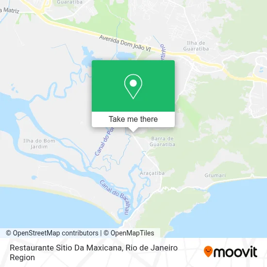 Restaurante Sitio Da Maxicana map