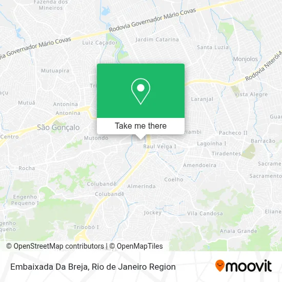 Embaixada Da Breja map