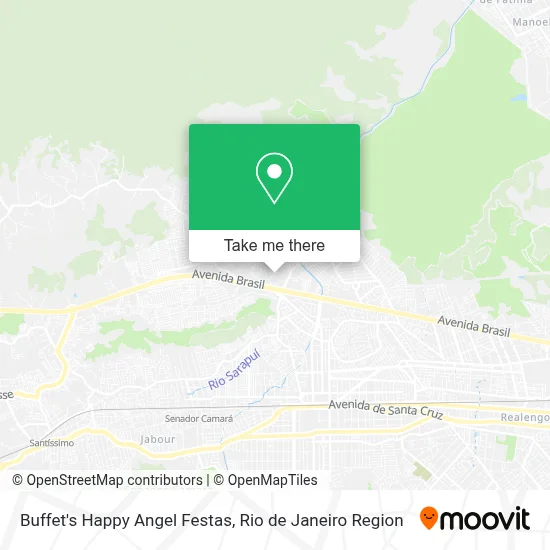 Buffet's Happy Angel Festas map