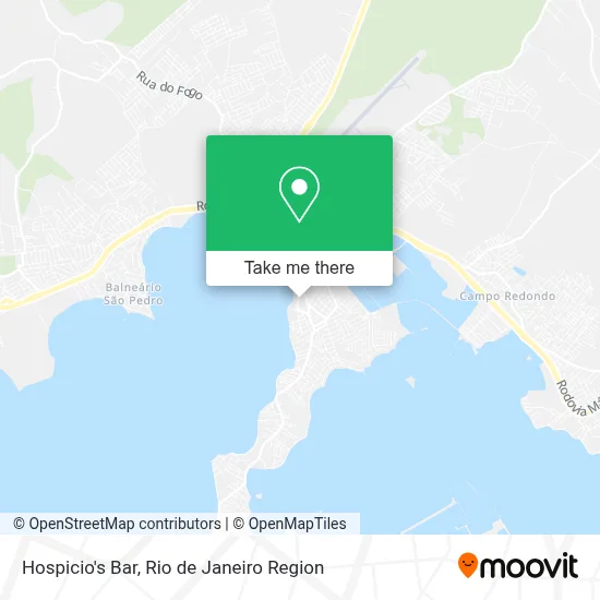 Hospicio's Bar map