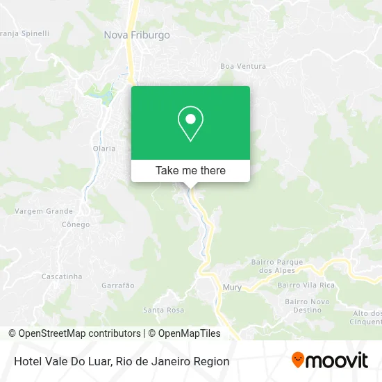Hotel Vale Do Luar map