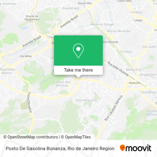 Posto De Gasolina Bonanza map