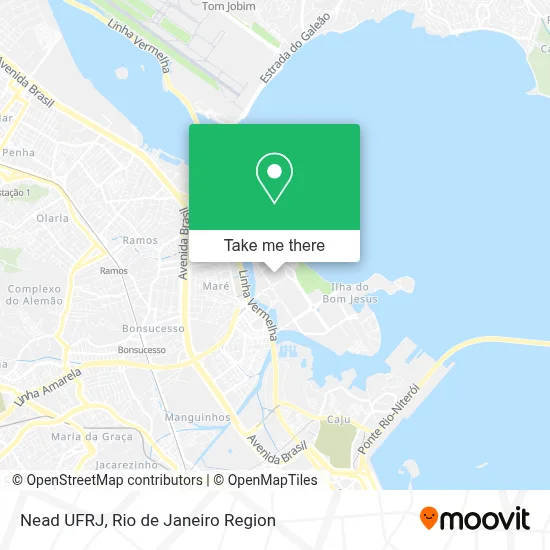 Nead UFRJ map