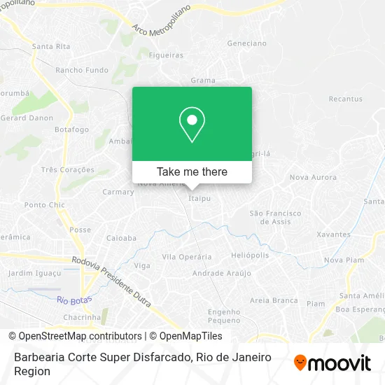 Barbearia Corte Super Disfarcado map