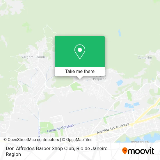 Don Alfredo's Barber Shop Club map