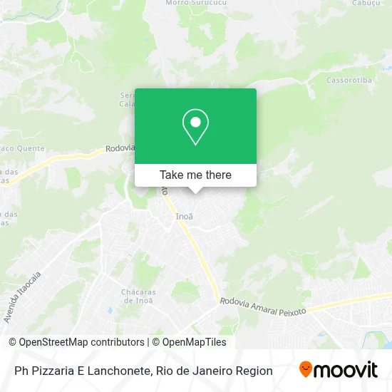 Ph Pizzaria E Lanchonete map