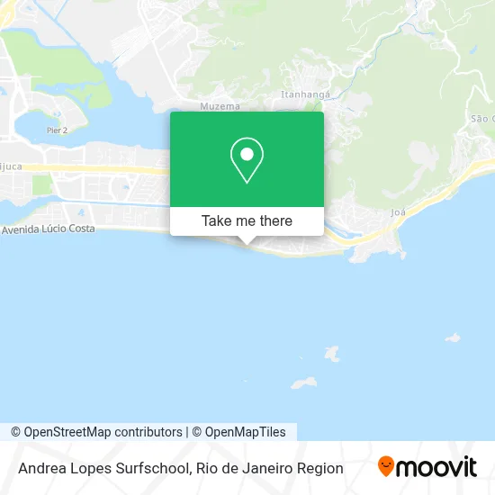 Andrea Lopes Surfschool map