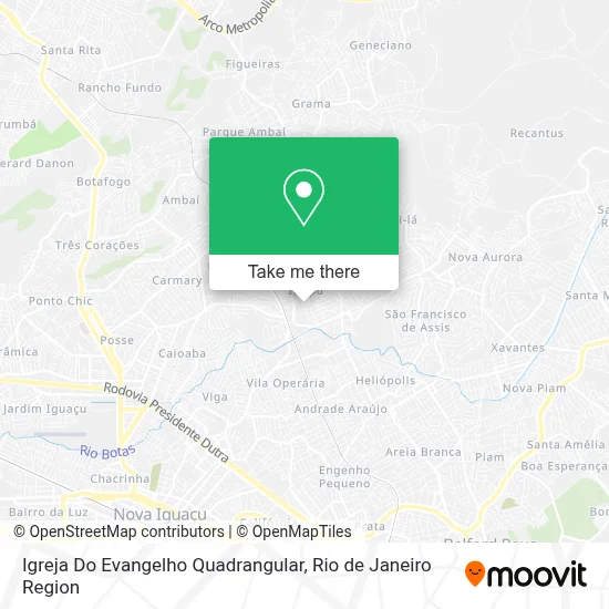 Igreja Do Evangelho Quadrangular map