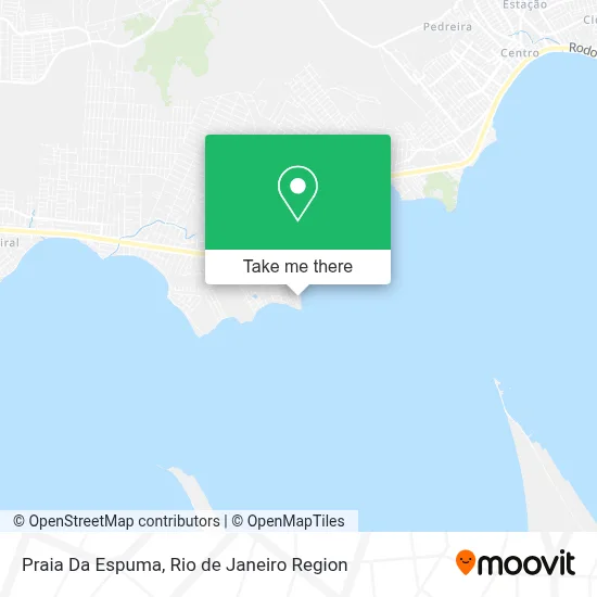 Praia Da Espuma map