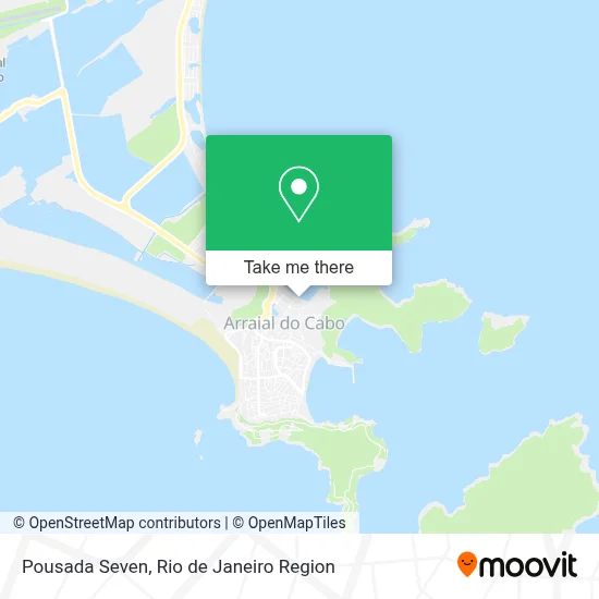 Pousada Seven map