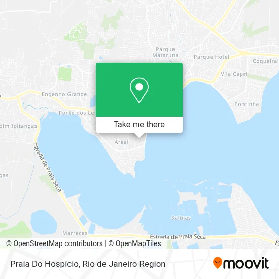 Praia Do Hospício map