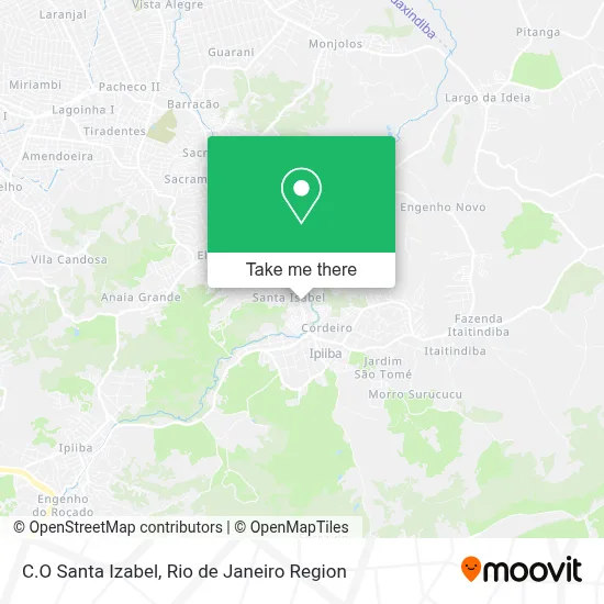 C.O Santa Izabel map