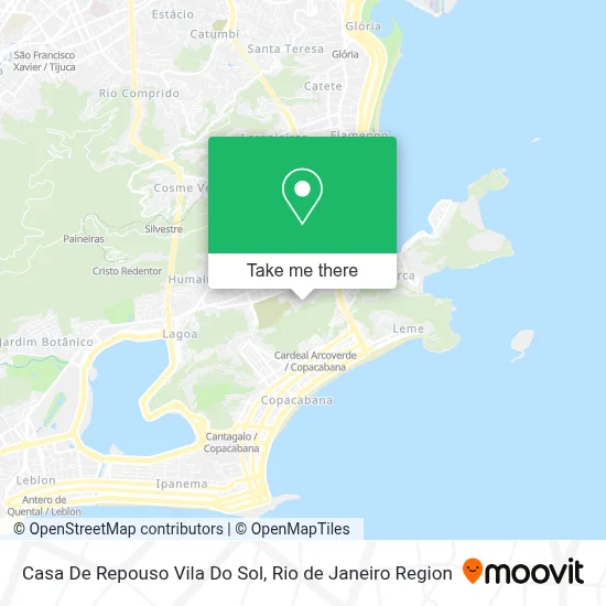 Casa De Repouso Vila Do Sol map