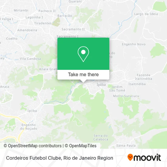 Cordeiros Futebol Clube map