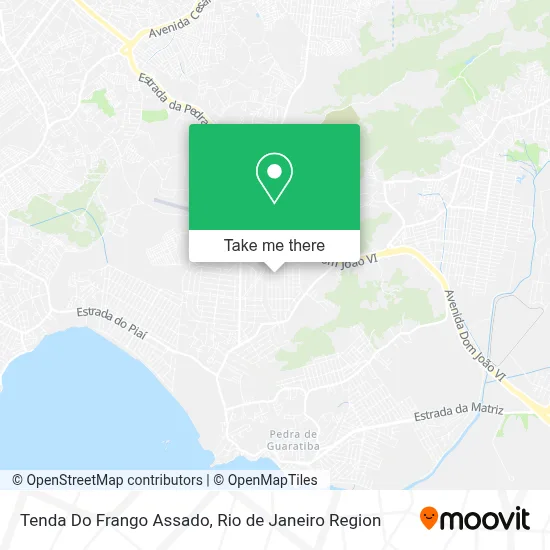 Tenda Do Frango Assado map