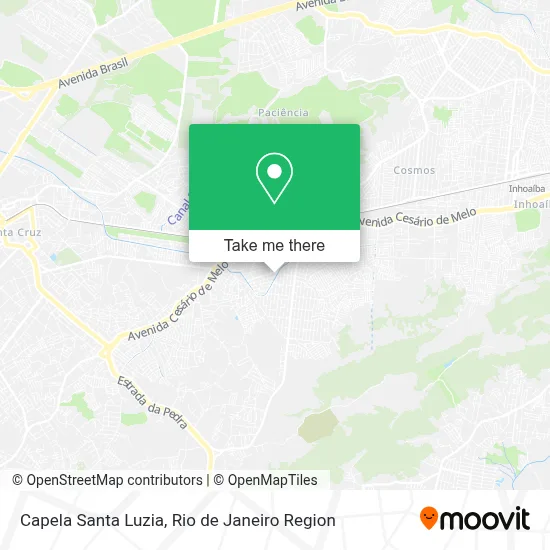 Capela Santa Luzia map