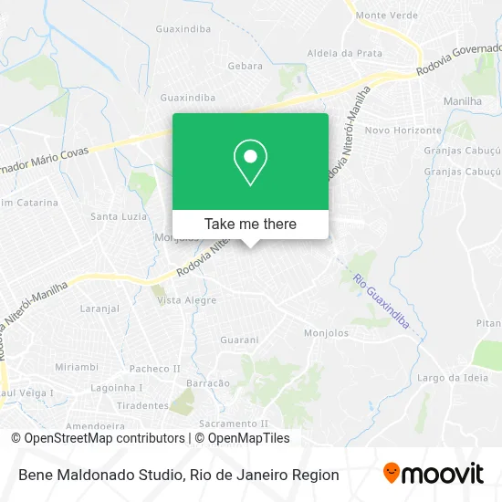 Bene Maldonado Studio map