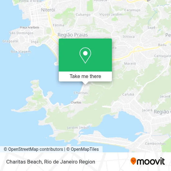 Charitas Beach map
