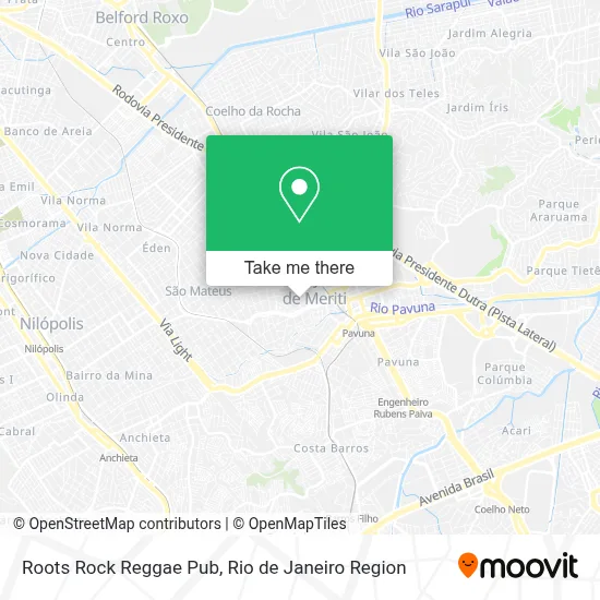 Roots Rock Reggae Pub map