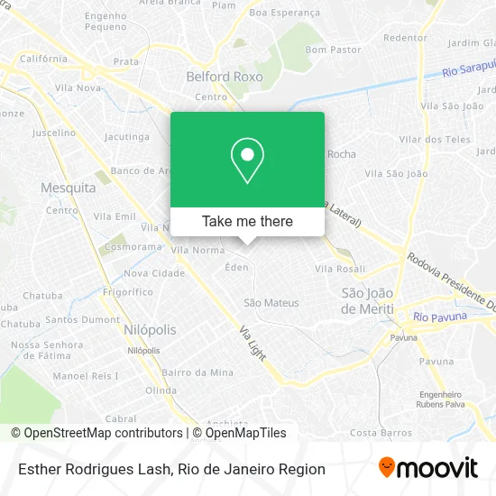 Esther Rodrigues Lash map