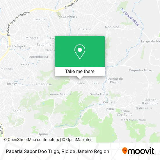 Padaria Sabor Doo Trigo map