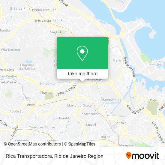 Rica Transportadora map