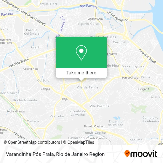 Varandinha Pós Praia map