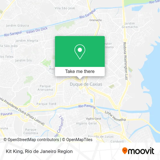 Kit King map
