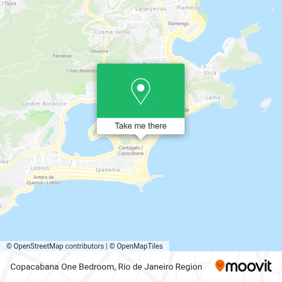 Copacabana One Bedroom map